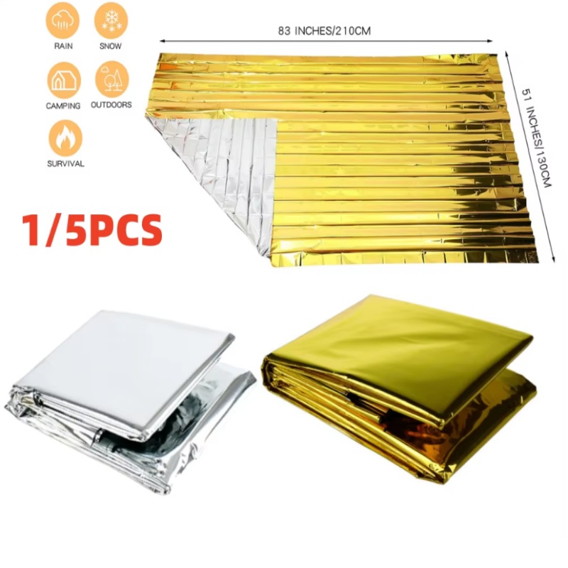 Survival Blanket Reflective - Coperta di Emergenza in Mylar Resistente