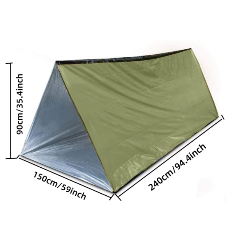 Tenda Tubolare di Emergenza in - Emergency Mylar Tent recensione e prezzo