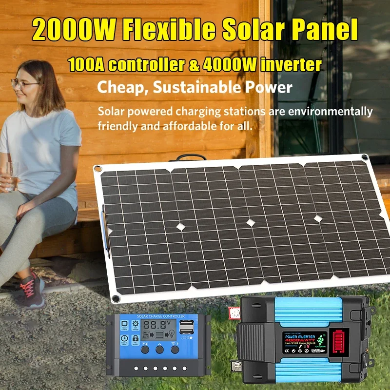 Kit pannello solare da 4000 W  - Solar Emergency Charger recensione e prezzo